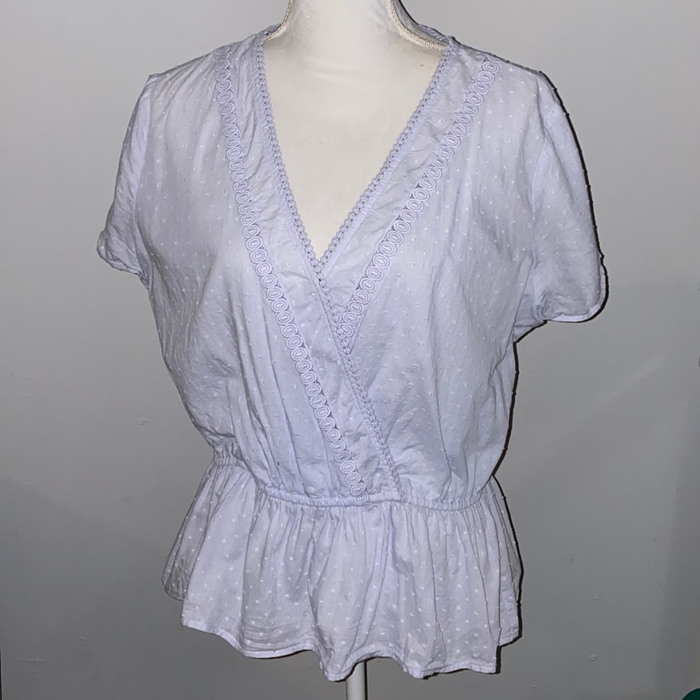 LOFT PEPLUM TOP